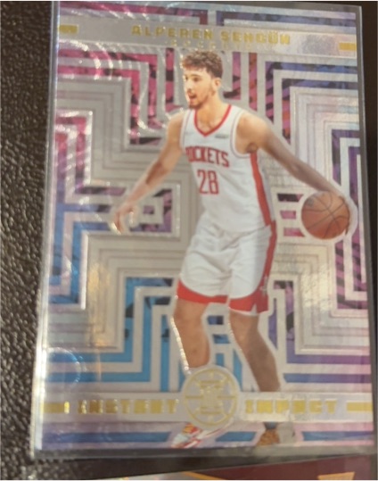 2021-22 Panini Illusions Instant Impact #15 Alperen Sengun — front