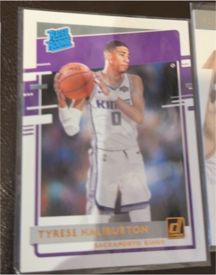 2020-21 Donruss #231 Tyrese Haliburton Rated Rookie — front