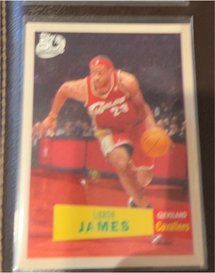 2007-08 Topps 1957-58 Variations #23 LeBron James — front
