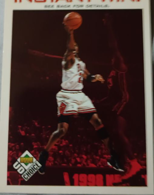 1998-99 Upper Deck UD Choice #IW2 Michael Jordan Instant Win! — front