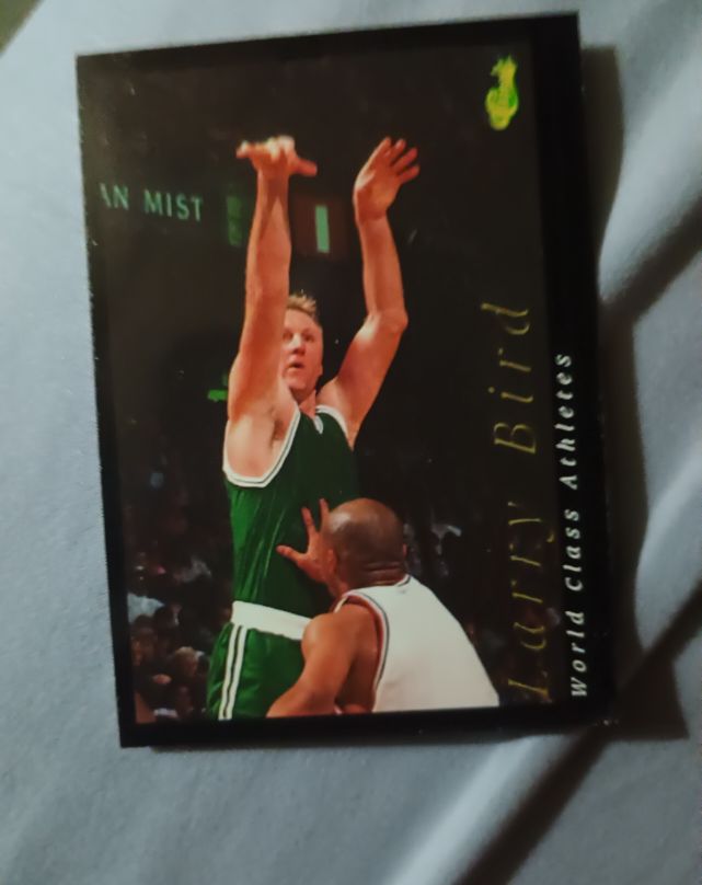 1992 Classic World Class Athletes #2 Larry Bird — front