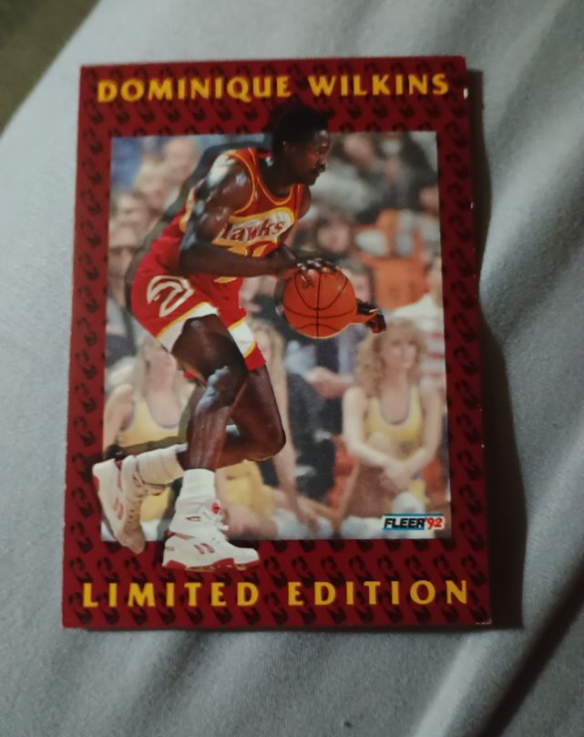 1991-92 Fleer #12 Dominique Wilkins Limited Edition — front