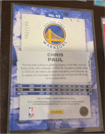 2023-24 Panini Court Kings #43 Chris Paul — front