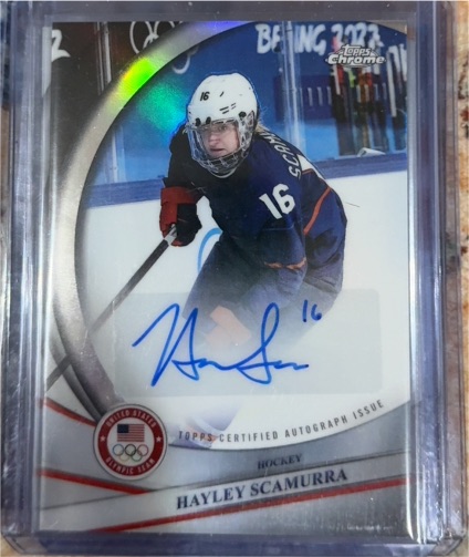 2026 Topps Chrome Winter Olympics #91 Hayley Scamurra — front