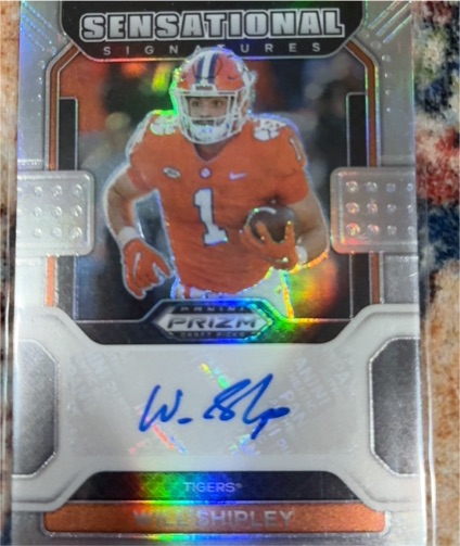 2023 Panini Chronicles Draft Picks #SS-WSH Will Shipley — front