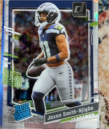 2023 Panini Clearly Donruss #67 Jaxon Smith-Njigba Rated Rookie — front