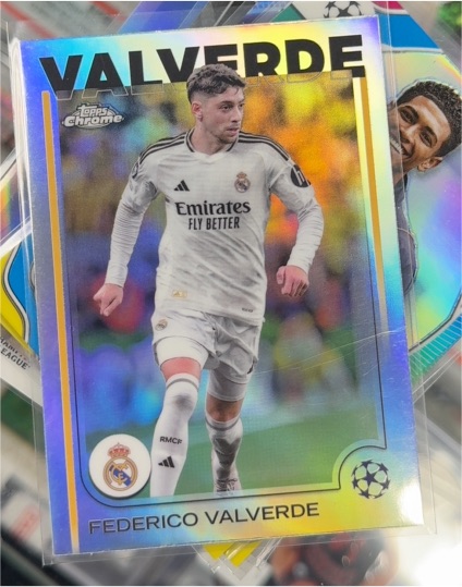 2024-25 Topps Chrome UEFA Club Competitions #164 Federico Valverde — front