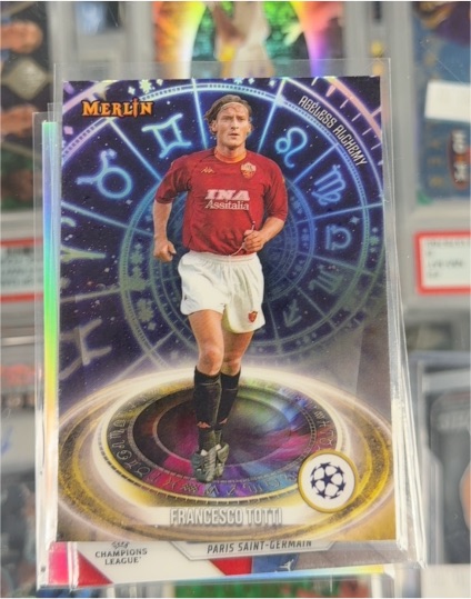 2023-24 Topps Merlin UEFA Club Competitions #AA-15 Francesco Totti Ageless Alchemy — front
