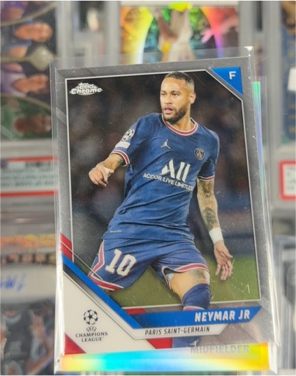 2021-22 Topps Chrome UEFA Champions League #50 Neymar Jr Paris Saint-Germain — front