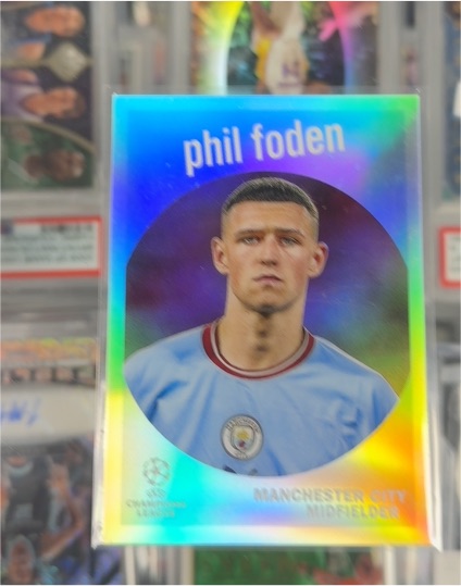 2022-23 Topps Chrome UEFA Club Competitions #59-20 Phil Foden — front