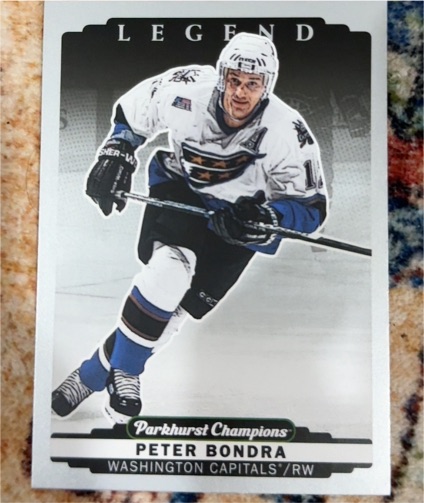 2022-23 Parkhurst Champions Legend Peter Bondra — front