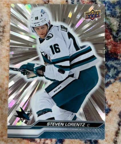 2023-24 Upper Deck Series 2 #394 Steven Lorentz — front