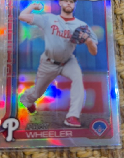 2025 Topps Chrome #189 Zack Wheeler — front