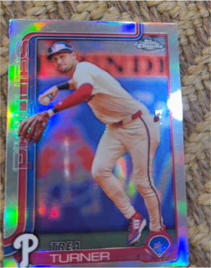 2025 Topps Chrome #208 Trea Turner — front