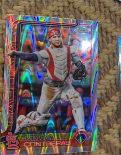 2025 Topps Chrome #82 Willson Contreras — front