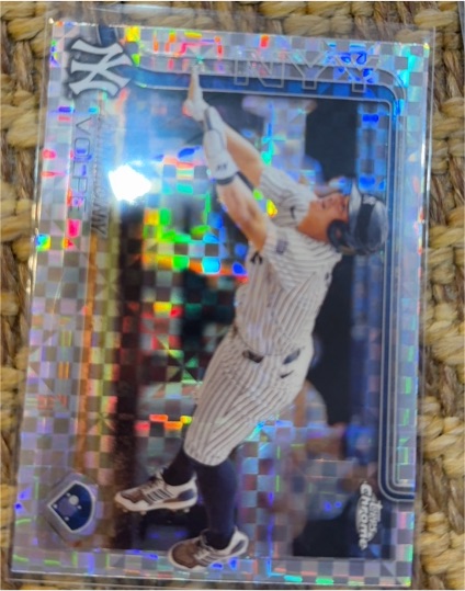2025 Topps Chrome #35 Anthony Volpe — front