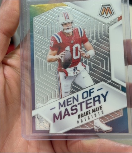 2025 Panini Mosaic #3 Drake Maye Men of Mastery — front