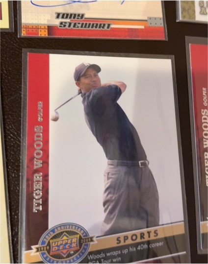 2009 Upper Deck 20th Anniversary #1876 Tiger Woods — front