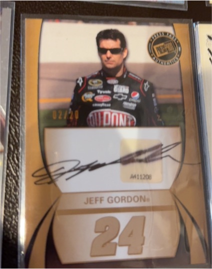 2011 Press Pass Authentics #24 Jeff Gordon — front