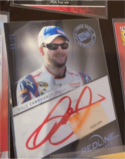 2013 Press Pass Redline Signatures #RS-DE Dale Earnhardt Jr. — front