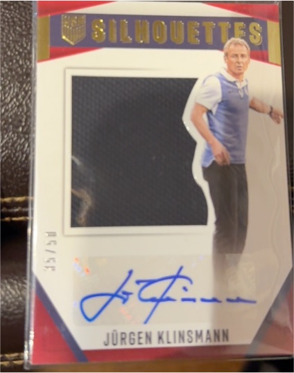 2016 Panini US National Team Silhouettes #S-KL Jürgen Klinsmann — front