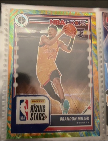 2023-24 Panini NBA Hoops Premium Stock #298 Brandon Miller — front