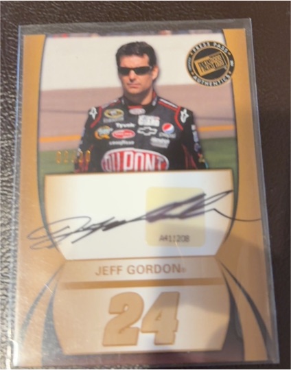2011 Press Pass Authentics #24 Jeff Gordon — front