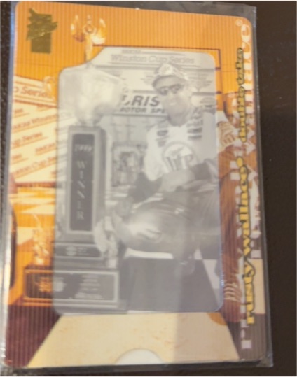 1999 Press Pass VIP Double Take #DT2 Rusty Wallace — front
