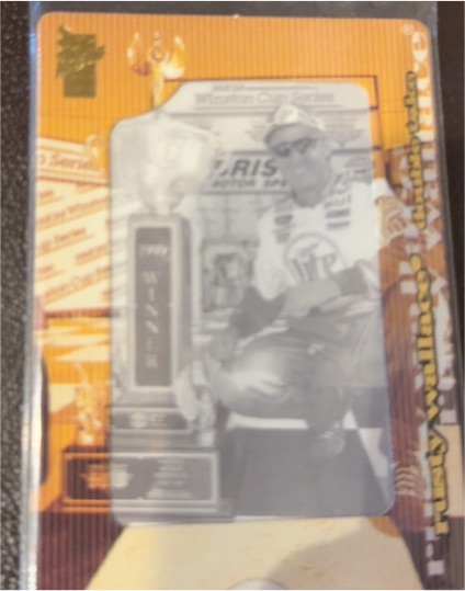 1999 Press Pass VIP Double Take #DT2 Rusty Wallace — front