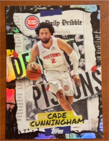 2025-26 Topps Daily Dribble #DD-13 Cade Cunningham — front