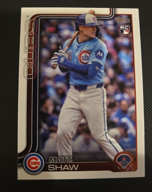 2025 Topps #699 Matt Shaw — front