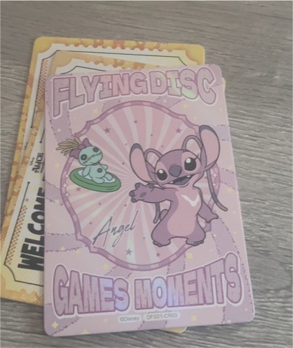 2023 Disney DFS01-CR03 Angel Flying Disc Games Moments — front