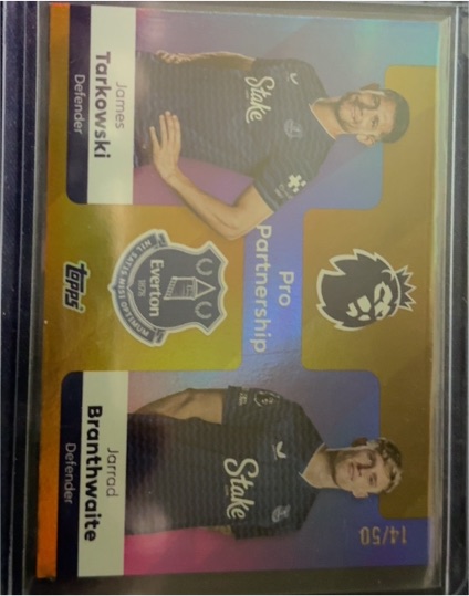 2025-26 Topps Premier League #369 James Tarkowski & Jarrad Branthwaite — front
