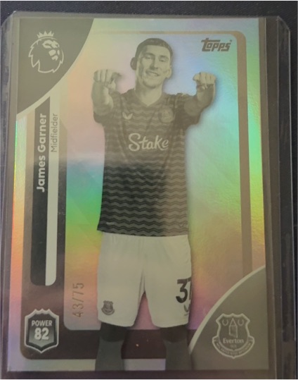 2025-26 Topps Premier League #137 James Garner — front