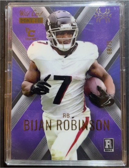 2023 Wild Card Matte X-Plode #MXP-BR Bijan Robinson — front
