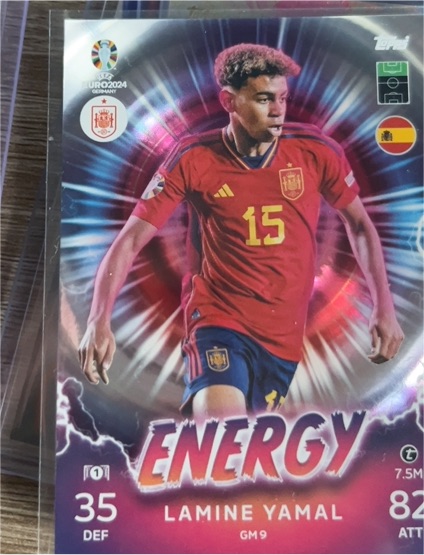 2024 Topps Match Attax UEFA Euro #GM9 Lamine Yamal — front