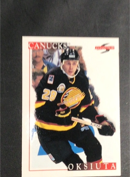 1995-96 Score #278 Donald Oksiuta — front