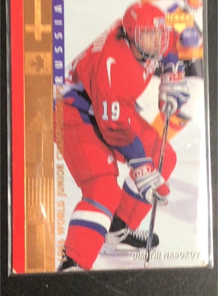1995-96 Upper Deck #552 Dmitri Nabokov Team Russia — front