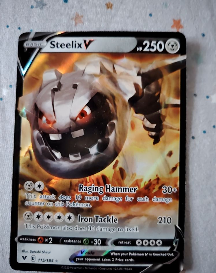 2020 Pokémon Vivid Voltage #115 Steelix V — front