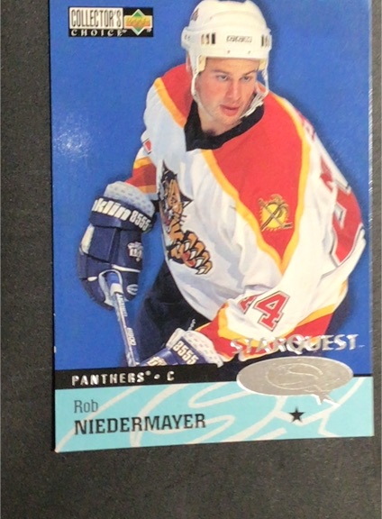 1997-98 Upper Deck Collector's Choice Starquest #SQ18 Rob Niedermayer — front