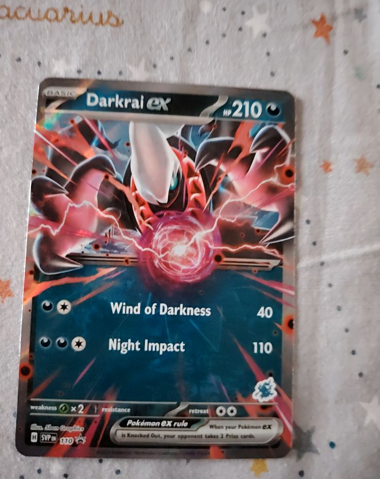 2024 Pokémon Scarlet & Violet Black Star Promo #110 Darkrai ex — front