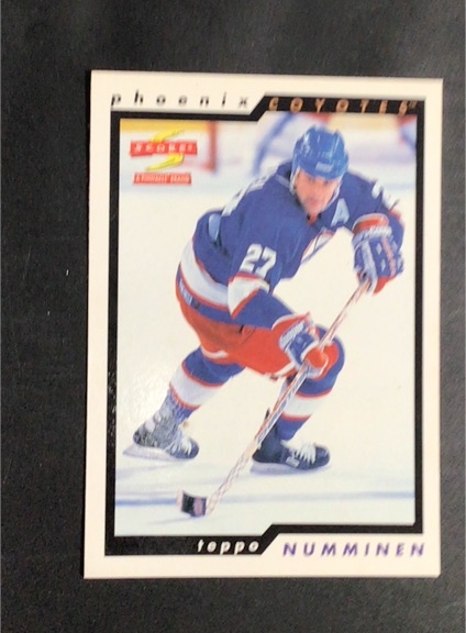 1996-97 Score #5 Teppo Numminen — front