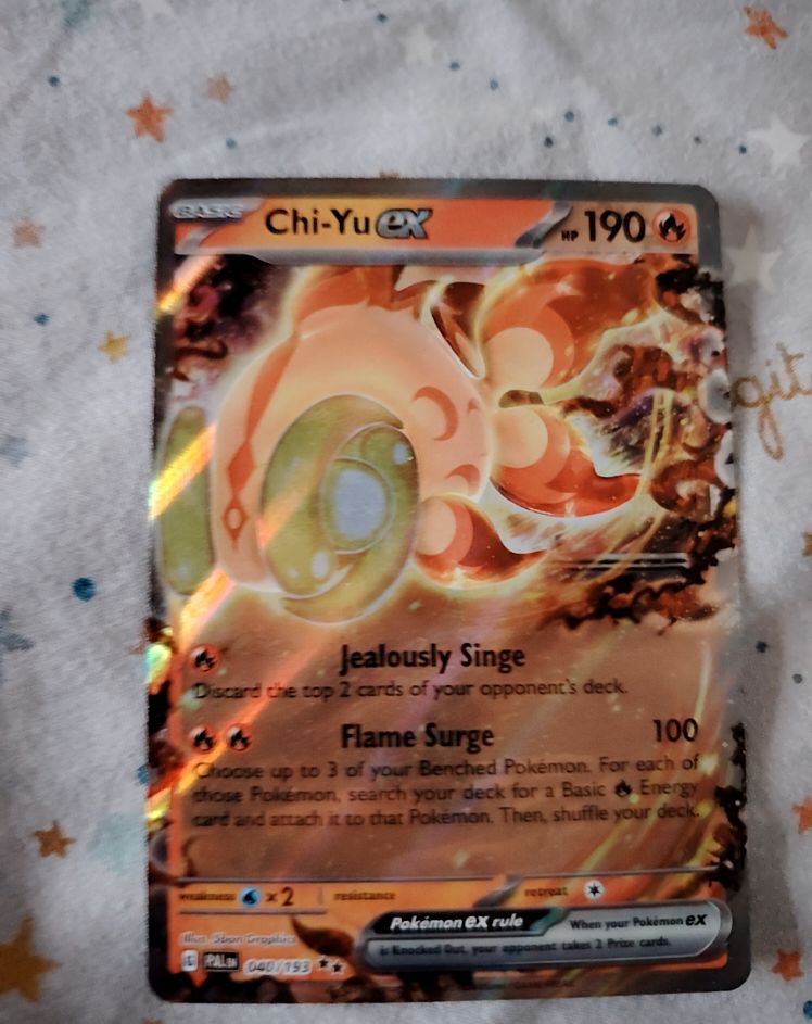 2023 Pokémon SV02: Paldea Evolved #040 Chi-Yu ex — front