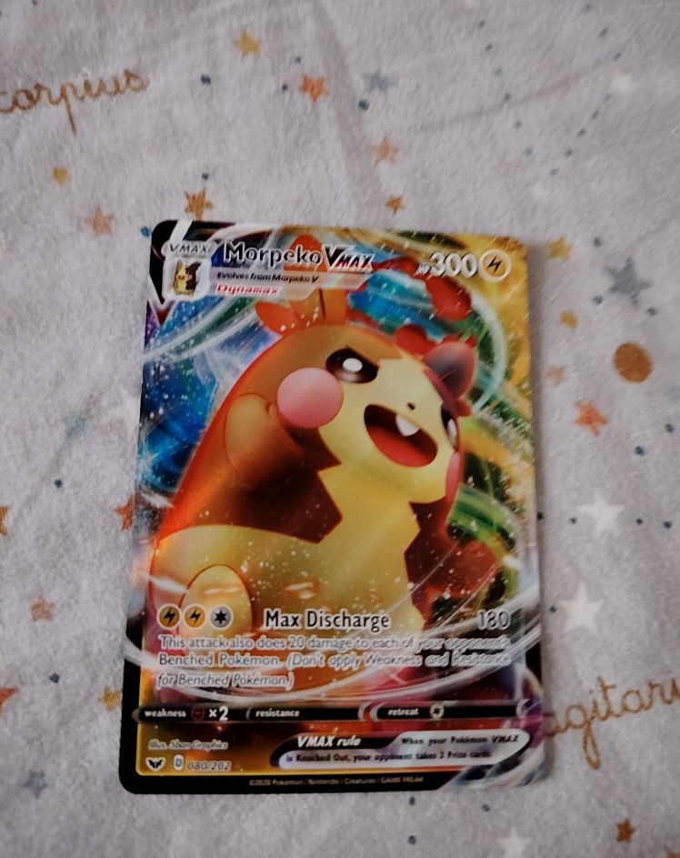 2020 Pokémon Sword & Shield #080 Morpeko VMAX — front