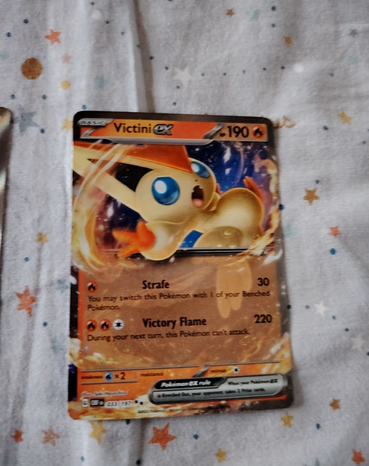 2023 Pokémon TCG SV03: Obsidian Flames #033 Victini ex — front