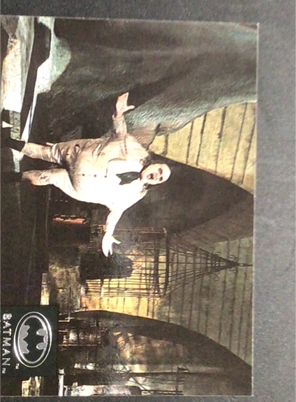 1992 Topps Stadium Club Batman Returns Insert J Card Penguin — front