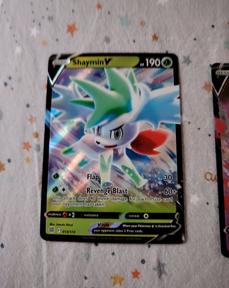 2022 Pokémon Brilliant Stars #013 Shaymin V — front