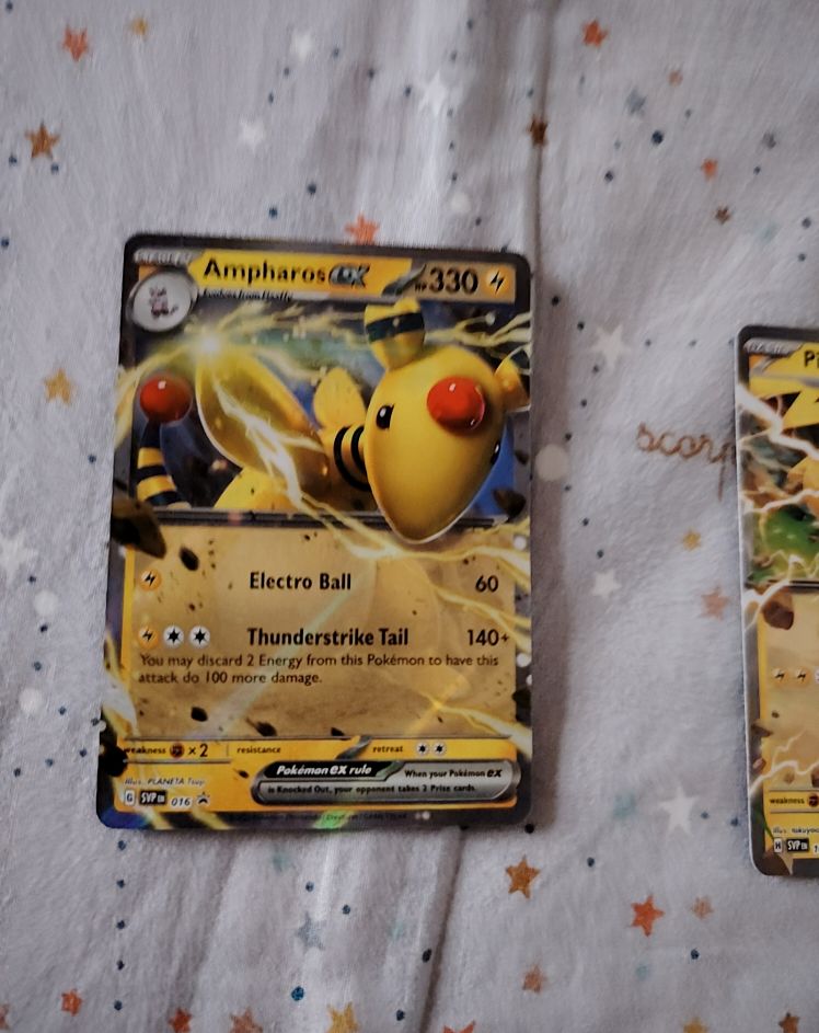 2023 Pokémon Scarlet & Violet Black Star Promo #016 Ampharos GX — front