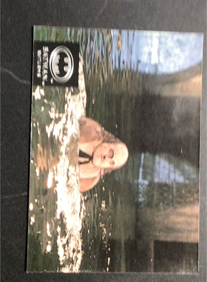 1992 Topps Stadium Club Batman Returns Movie Card Selina Kyle Swimming — front