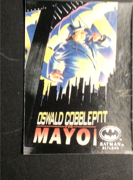 1992 Topps Stadium Club Batman Returns #61 Oswald Cobblepot — front